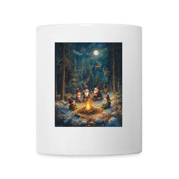 Père Noël Femmes Hommes Enfants Noël - Mug blanc - blanc - Devant