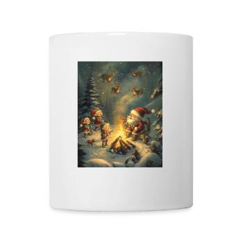 Père Noël Femmes Hommes Enfants Noël - Mug blanc - blanc - Devant