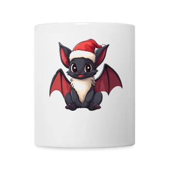 Chauves-souris Noël - Mug blanc - blanc - Devant