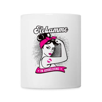 Hebamme in Ausbildung Hebammenstudium Hebammen - Tasse - Weiß - Vorne