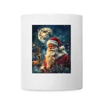 Weihnachtsmann Frauen Männer Kinder Weihnachten - Tasse - Weiß - Vorne