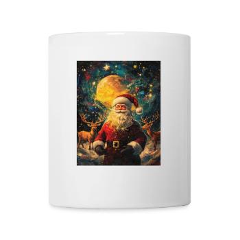 Weihnachtsmann Frauen Männer Kinder Weihnachten - Tasse - Weiß - Vorne