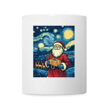 Weihnachtsmann Frauen Männer Kinder Weihnachten - Tasse - Weiß - Vorne