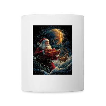 Weihnachtsmann Frauen Männer Kinder Weihnachten - Tasse - Weiß - Vorne