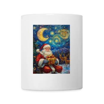 Weihnachtsmann Frauen Männer Kinder Weihnachten - Tasse - Weiß - Vorne