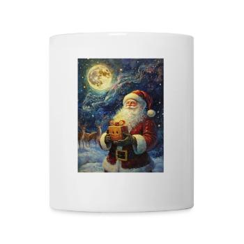 Weihnachtsmann Frauen Männer Kinder Weihnachten - Tasse - Weiß - Vorne