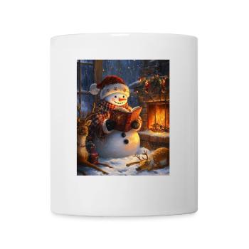 Snowman Christmas Women Men Children - Mug - white - Front