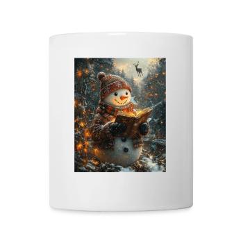Snowman Christmas Decoration Women Men Children - Mug - white - Front