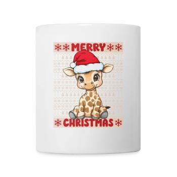 Giraffe Ugly Christmas Christmas Xmas Cute - Mug - white - Front