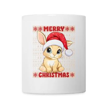 Lapin Lapin Moche Noël Noël Mignon - Mug blanc - blanc - Devant