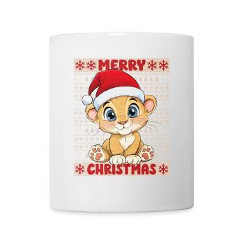 Lion Ugly Christmas Christmas Xmas Cute Cute - Mug - white - Front