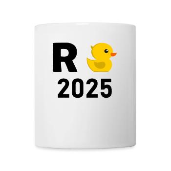Duck Pension 2025 Pension Retirement Grandpa Grandma Pensioner - Mug - white - Front