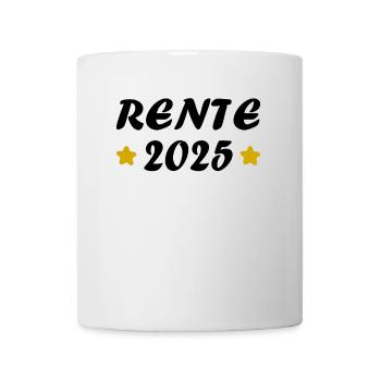 Pension 2025 Cadeau Pension 2025 Retraite Grand-père Grand-mère - Mug blanc - blanc - Devant