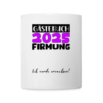 Confirmation 2025 Guest Book Gift Girls Boys - Mug - white - Front
