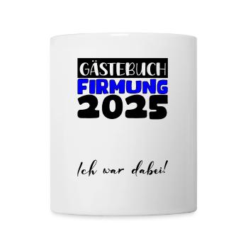 Confirmation 2025 Guest Book Gift Girls Boys - Mug - white - Front
