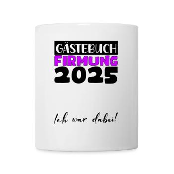 Confirmation 2025 Guest Book Gift Girls Boys - Mug - white - Front