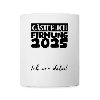 Confirmation 2025 Guest Book Gift Girls Boys - Mug - white - Front