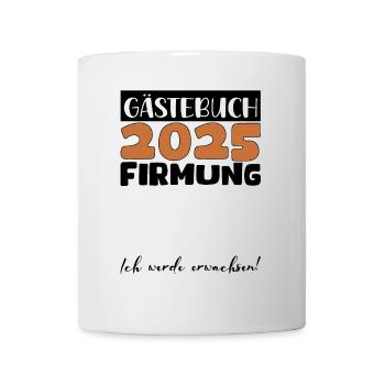 Confirmation 2025 Guest Book Gift Girls Boys - Mug - white - Front