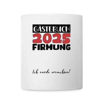 Confirmation 2025 Guest Book Gift Girls Boys - Mug - white - Front