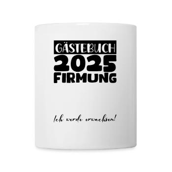 Confirmation 2025 Guest Book Gift Girls Boys - Mug - white - Front