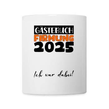 Confirmation 2025 Guest Book Gift Girls Boys - Mug - white - Front