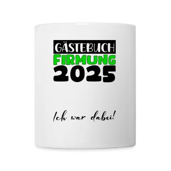 Confirmation 2025 Guest Book Gift Girls Boys - Mug - white - Front