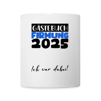 Confirmation 2025 Guest Book Gift Girls Boys - Mug - white - Front