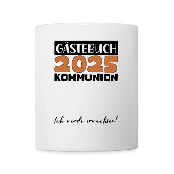 Communion 2025 Guest Book Gift Girls Boys - Mug - white - Front