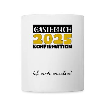 Confirmation 2025 Guestbook Decoration Girls Boys - Mug - white - Front