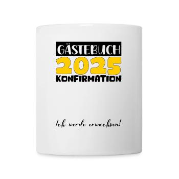 Confirmation 2025 Guestbook Decoration Girls Boys - Mug - white - Front