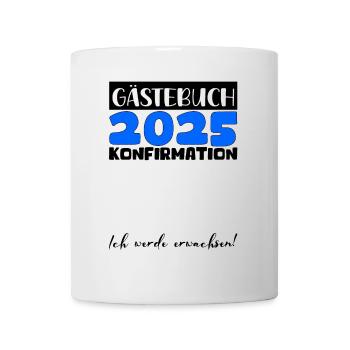 Confirmation 2025 Guest Book Decoration Girls Boys - Mug - white - Front