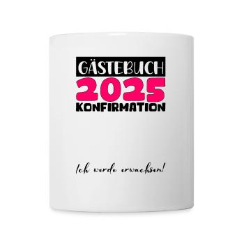 Confirmation 2025 Guestbook Decoration Girls Boys - Mug - white - Front