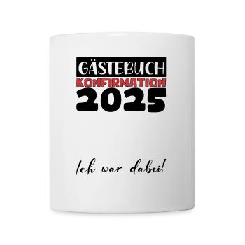 Confirmation 2025 Guestbook Decoration Girls Boys - Mug - white - Front