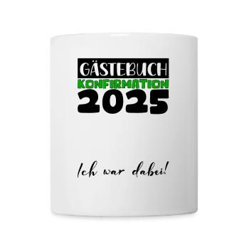 Confirmation 2025 Guest Book Decoration Girls Boys - Mug - white - Front