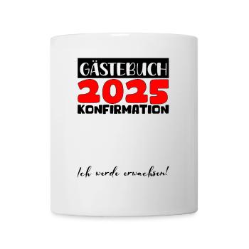 Confirmation 2025 Guestbook Decoration Girls Boys - Mug - white - Front