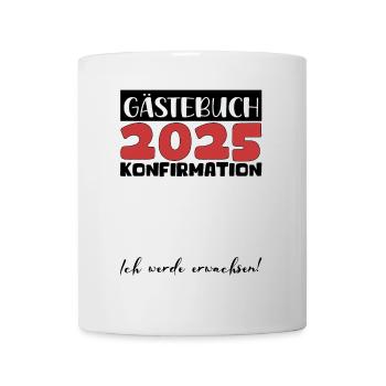 Confirmation 2025 Guest Book Decoration Girls Boys - Mug - white - Front