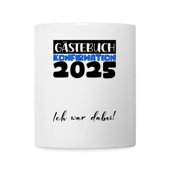Confirmation 2025 Guest Book Decoration Girls Boys - Mug - white - Front