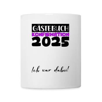 Confirmation 2025 Guest Book Decoration Girls Boys - Mug - white - Front
