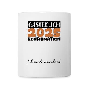 Confirmation 2025 Guest Book Decoration Girls Boys - Mug - white - Front