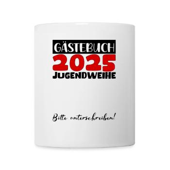 Jugendweihe 2025 Guestbook Gift Girls Boys - Mug - white - Front