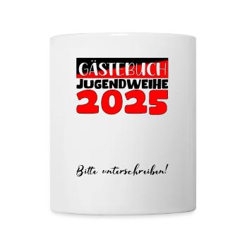 Jugendweihe 2025 Guestbook Gift Girls Boys - Mug - white - Front