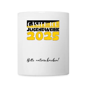 Jugendweihe 2025 Guestbook Gift Girls Boys - Mug - white - Front
