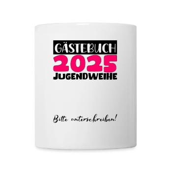 Jugendweihe 2025 Guestbook Gift Girls Boys - Mug - white - Front