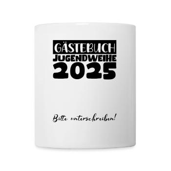 Jugendweihe 2025 Guestbook Gift Girls Boys - Mug - white - Front