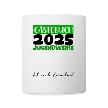 Jugendweihe 2025 Livre d’or Cadeau Filles Garçons - Mug blanc - blanc - Devant