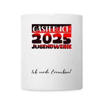 Jugendweihe 2025 Livre d’or Cadeau Filles Garçons - Mug blanc - blanc - Devant