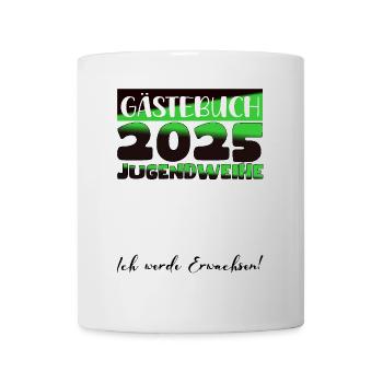 Jugendweihe 2025 Livre d’or Cadeau Filles Garçons - Mug blanc - blanc - Devant