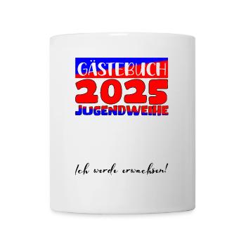 Jugendweihe 2025 Livre d’or Cadeau Filles Garçons - Mug blanc - blanc - Devant