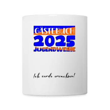 Jugendweihe 2025 Livre d’or Cadeau Filles Garçons - Mug blanc - blanc - Devant