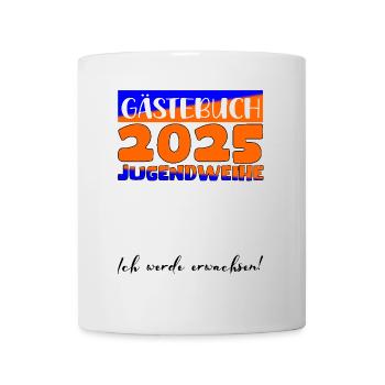 Jugendweihe 2025 Livre d’or Cadeau Filles Garçons - Mug blanc - blanc - Devant